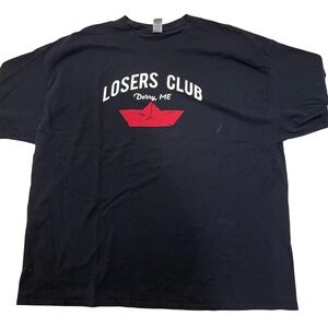 Gildan Losers Club Derry ME Graphic T-Shirt‎ Horror Movie Tee Men's Size 3XL